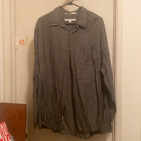 Perry Ellis Other - Dark gray men’s dress shirt